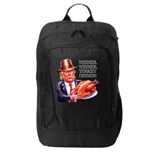 Winner Winner Turkey Dinner Thanksgiving Humor Premium City Backpack