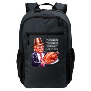 Winner Winner Turkey Dinner Thanksgiving Humor Premium Daily Commute Backpack