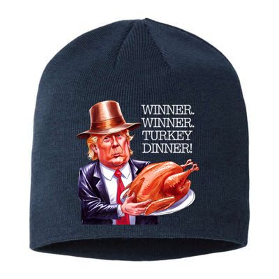 Winner Winner Turkey Dinner Thanksgiving Humor Premium Sustainable Beanie