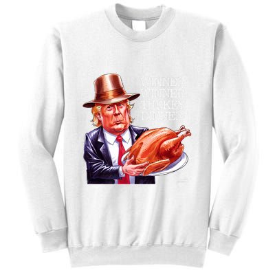 Winner Winner Turkey Dinner Thanksgiving Humor Premium Sweatshirt