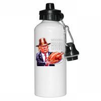 Winner Winner Turkey Dinner Thanksgiving Humor Premium Aluminum Water Bottle