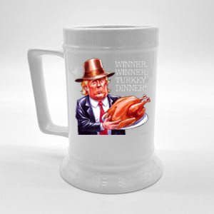 Winner Winner Turkey Dinner Thanksgiving Humor Premium Beer Stein