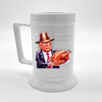 Winner Winner Turkey Dinner Thanksgiving Humor Premium Beer Stein