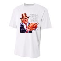 Winner Winner Turkey Dinner Thanksgiving Humor Premium Performance Sprint T-Shirt