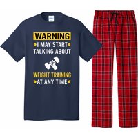 Warning Weight Training Pajama Set