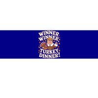 Winner Winner Turkey Dinner Funny Trump Thanksgiving Turkey Gift Bumper Sticker