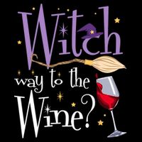Witch Way To The Wine Halloween Ing For Wiccan Witches Gift 7-Panel Snapback Hat