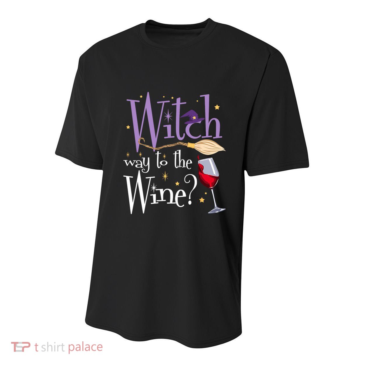 Witch Way To The Wine Halloween Ing For Wiccan Witches Gift Youth Performance Sprint T-Shirt