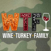 Wtf Wine Turkey Family Funny Thanksgiving Legacy Tie Dye Trucker Hat