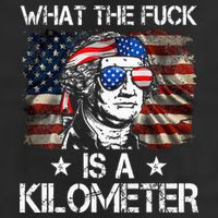 Wtf What The Fuck Is A Kilometer George Washington 4th July Hat