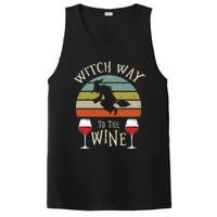 Witch Way To The Wine Funny Witch Costume PosiCharge Competitor Tank