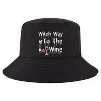 Witch Way To The Wine Halloween Drinking Cool Comfort Performance Bucket Hat