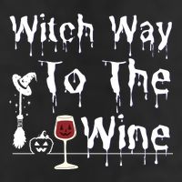 Witch Way To The Wine Halloween Drinking Cool Comfort Performance Bucket Hat