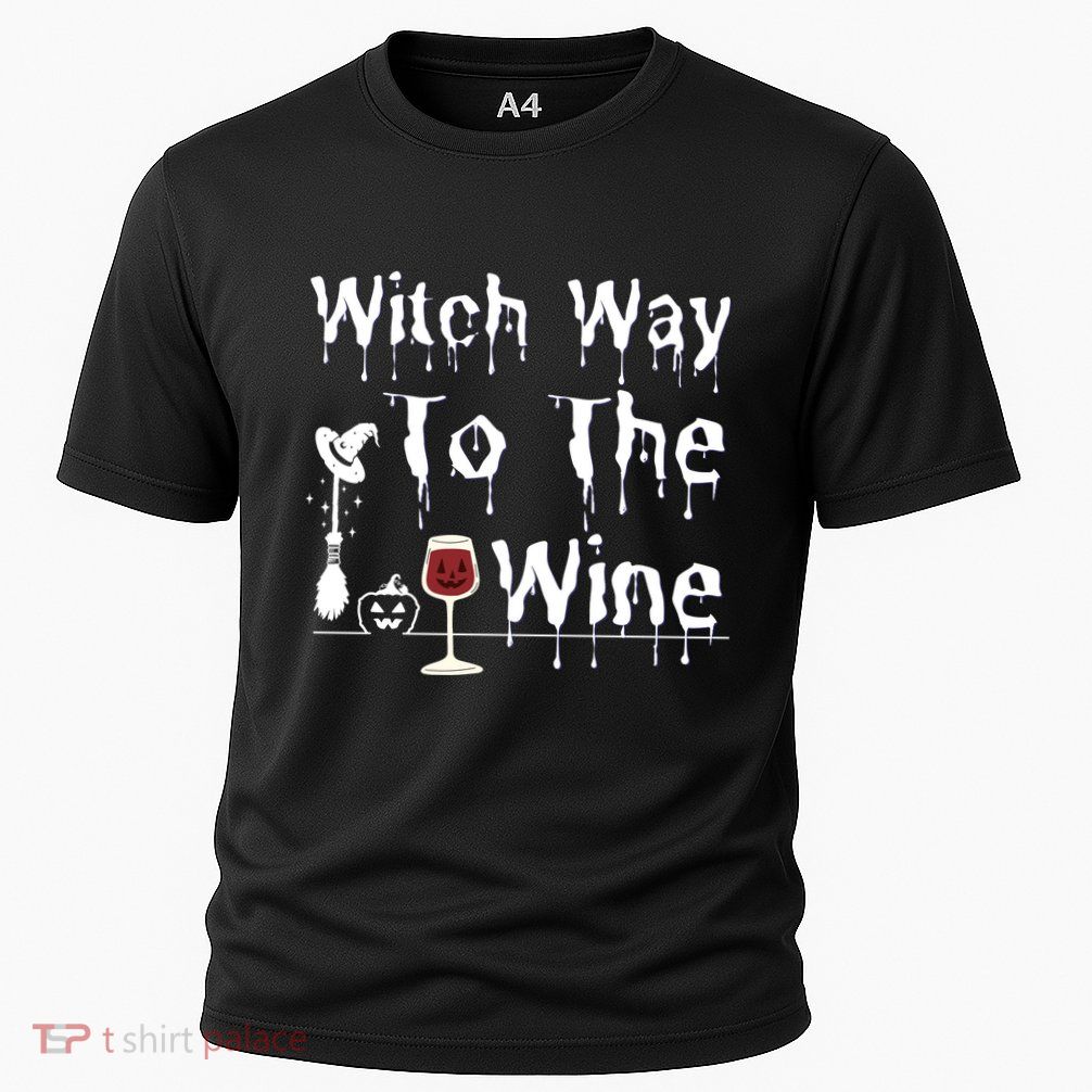 Witch Way To The Wine Halloween Drinking Performance Shirt