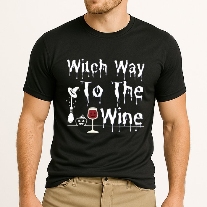 Witch Way To The Wine Halloween Drinking Performance Shirt