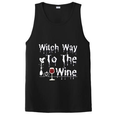 Witch Way To The Wine Halloween Drinking PosiCharge Competitor Tank
