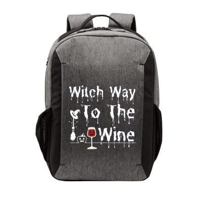 Witch Way To The Wine Halloween Drinking Vector Backpack