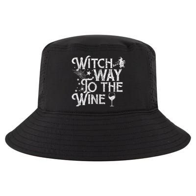 Witch Way To The Wine Funny Spooky Halloween Funny Gift Cool Comfort Performance Bucket Hat