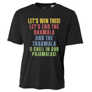 Winning Without The Traumala Kamala Harris Vote Blue 2024 Cooling Performance Crew T-Shirt