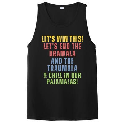 Winning Without The Traumala Kamala Harris Vote Blue 2024 PosiCharge Competitor Tank