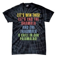 Winning Without The Traumala Kamala Harris Vote Blue 2024 Tie-Dye T-Shirt