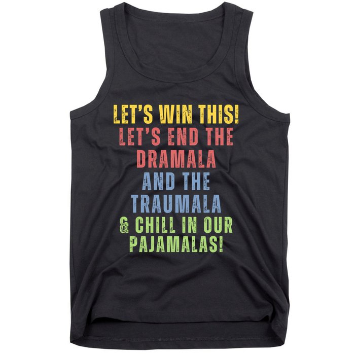 Winning Without The Traumala Kamala Harris Vote Blue 2024 Tank Top