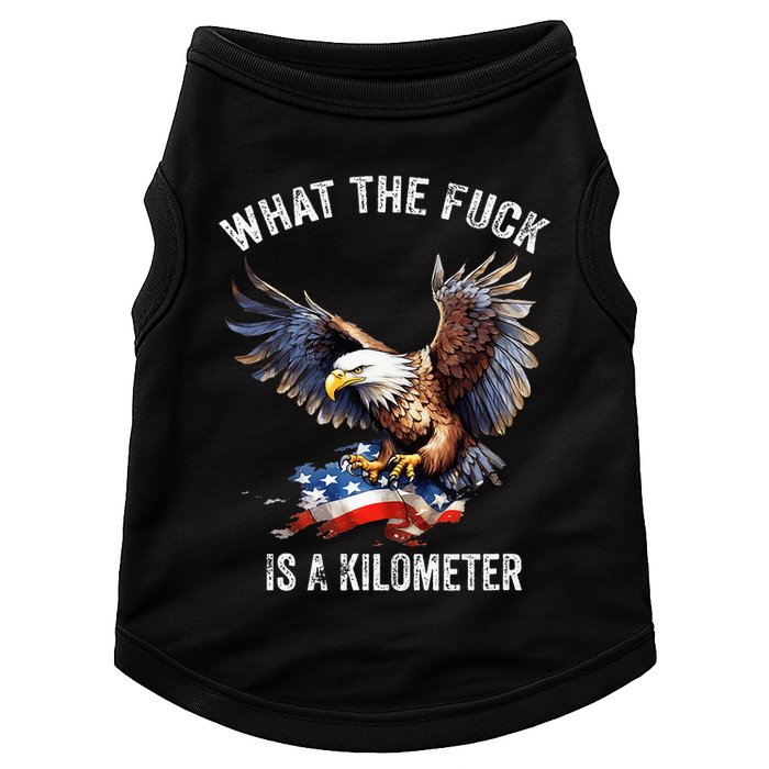 Wtf What The Fu.K Is A Kilometer George Washington Doggie Tank
