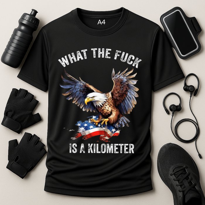 Wtf What The Fu.K Is A Kilometer George Washington Performance Shirt