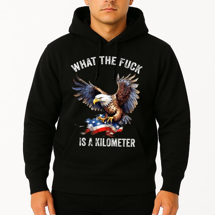 Wtf What The Fu.K Is A Kilometer George Washington Hoodie