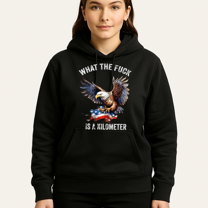 Wtf What The Fu.K Is A Kilometer George Washington Hoodie
