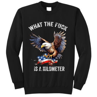 Wtf What The Fu.K Is A Kilometer George Washington Sweatshirt