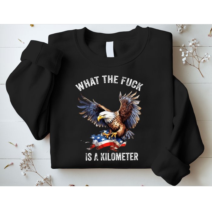 Wtf What The Fu.K Is A Kilometer George Washington Sweatshirt
