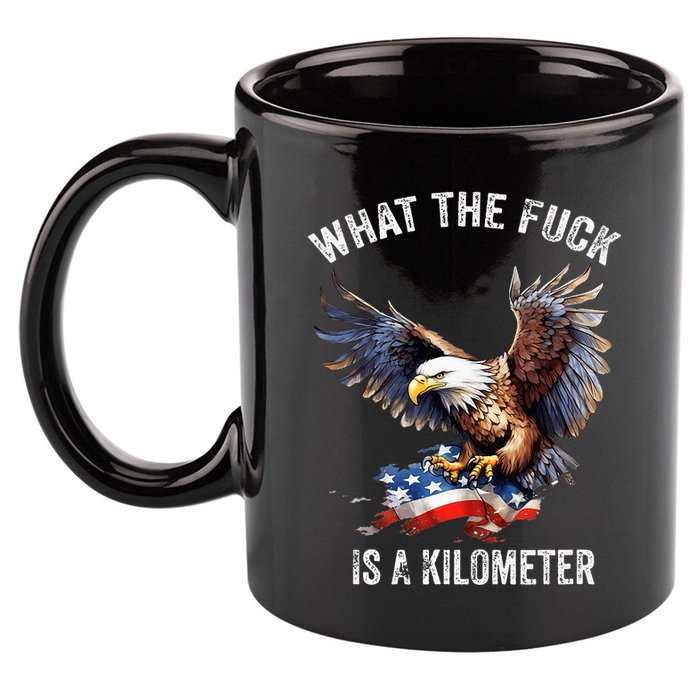 Wtf What The Fu.K Is A Kilometer George Washington 11oz C Handle Ceramic Mug