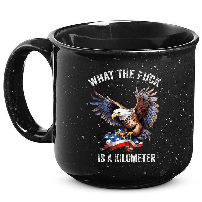 Wtf What The Fu.K Is A Kilometer George Washington 15oz Campfire Ceramic Mug