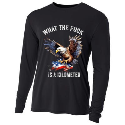 Wtf What The Fu.K Is A Kilometer George Washington Cooling Performance Long Sleeve Crew