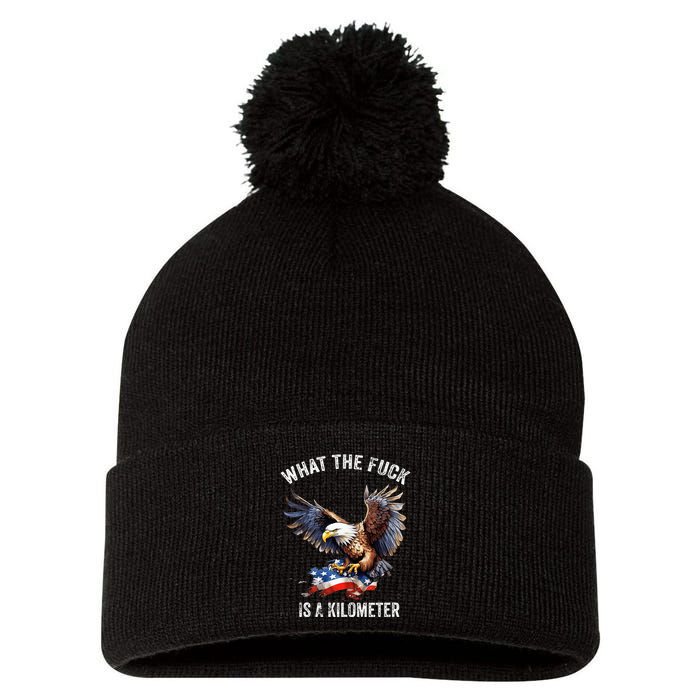 Wtf What The Fu.K Is A Kilometer George Washington Pom Pom 12in Knit Beanie