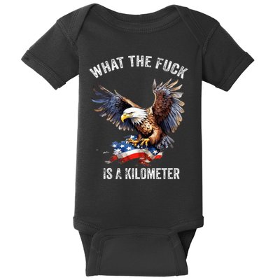 Wtf What The Fu.K Is A Kilometer George Washington Baby Bodysuit
