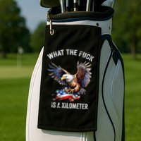 Wtf What The Fu.K Is A Kilometer George Washington Golf Towel
