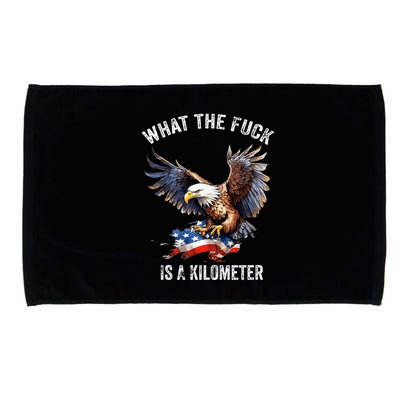 Wtf What The Fu.K Is A Kilometer George Washington Microfiber Hand Towel