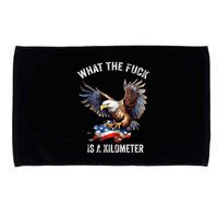 Wtf What The Fu.K Is A Kilometer George Washington Microfiber Hand Towel