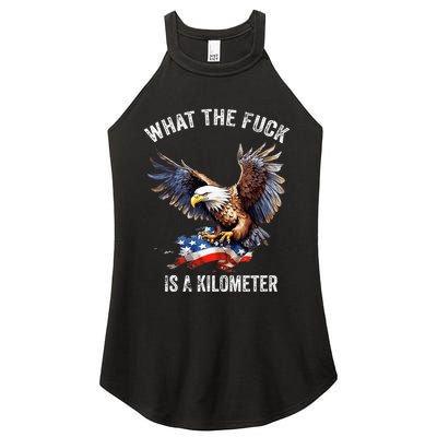 Wtf What The Fu.K Is A Kilometer George Washington Women's Perfect Tri Rocker Tank