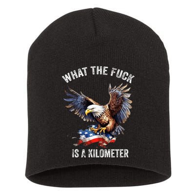 Wtf What The Fu.K Is A Kilometer George Washington Short Acrylic Beanie