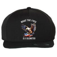 Wtf What The Fu.K Is A Kilometer George Washington Wool Snapback Cap