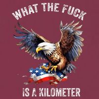 Wtf What The Fu.K Is A Kilometer George Washington 16oz Travel Tumbler