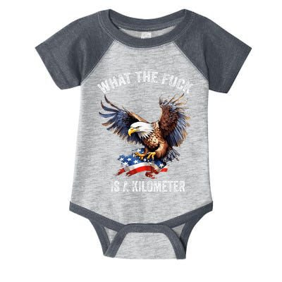 Wtf What The Fu.K Is A Kilometer George Washington Infant Baby Jersey Bodysuit