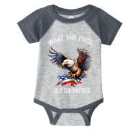 Wtf What The Fu.K Is A Kilometer George Washington Infant Baby Jersey Bodysuit