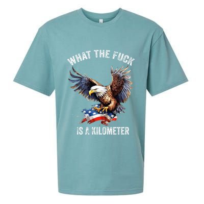 Wtf What The Fu.K Is A Kilometer George Washington Sueded Cloud Jersey T-Shirt