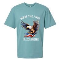 Wtf What The Fu.K Is A Kilometer George Washington Sueded Cloud Jersey T-Shirt
