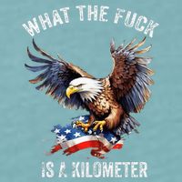 Wtf What The Fu.K Is A Kilometer George Washington Sueded Cloud Jersey T-Shirt