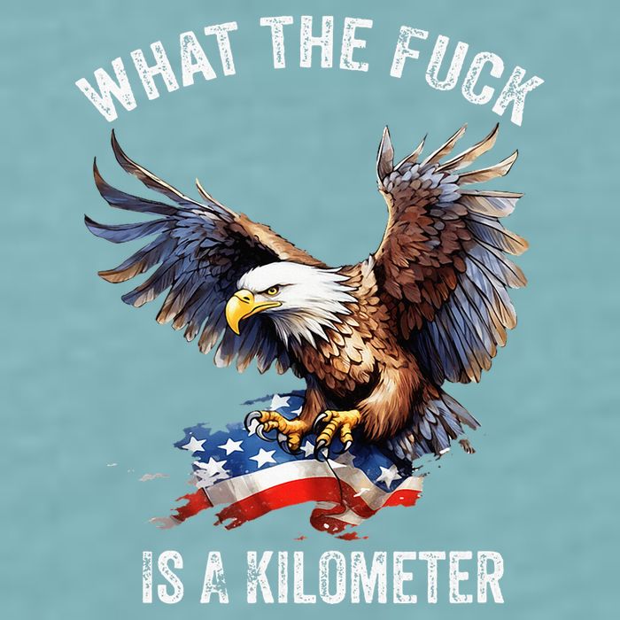Wtf What The Fu.K Is A Kilometer George Washington Sueded Cloud Jersey T-Shirt